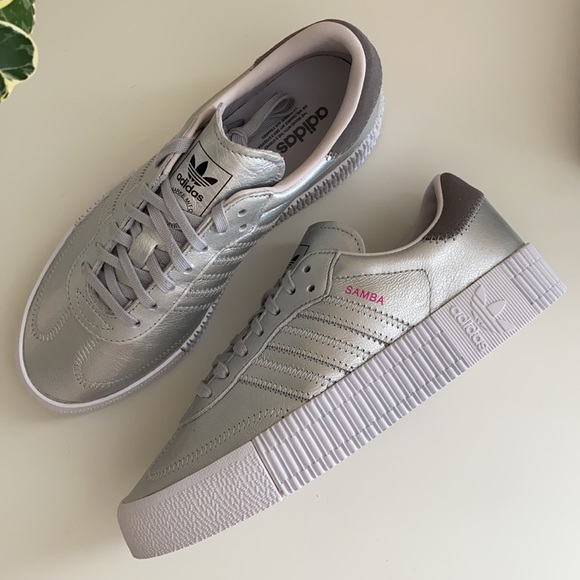 New adidas samba rose silver sneakers - Picture 8 of 12
